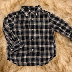 RALPH LAUREN plaid BABY/TODDLER SHIRT 18M